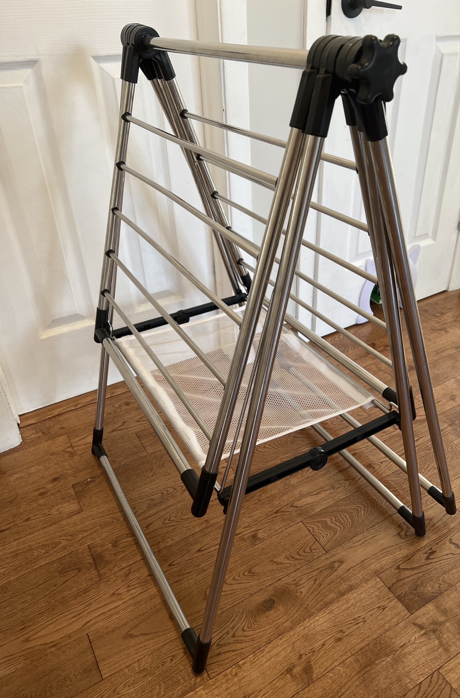Adjustable Stainless Steel Laundry Rack - photo 3