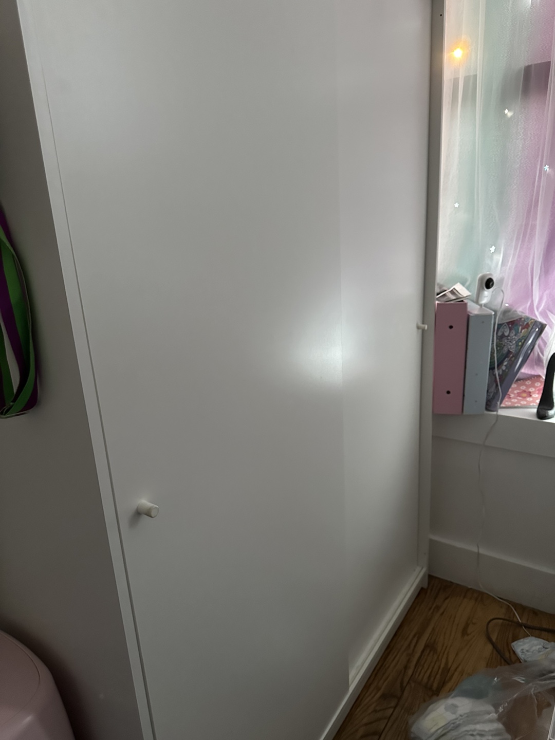 White Sliding Door Wardrobe - photo 2