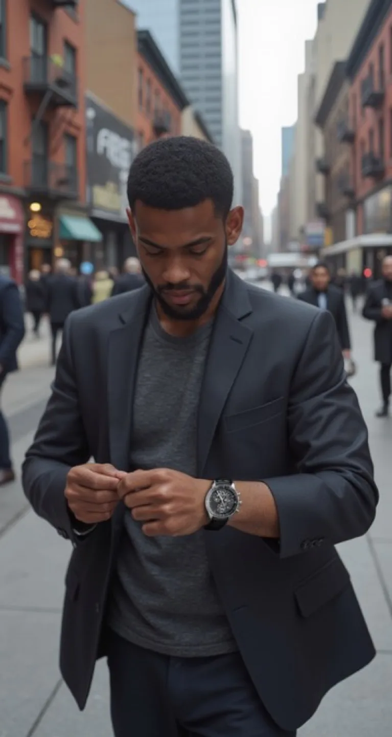 TAL WATCHES - Swiss Wristwatch Arena Black Dial image indicator(5)