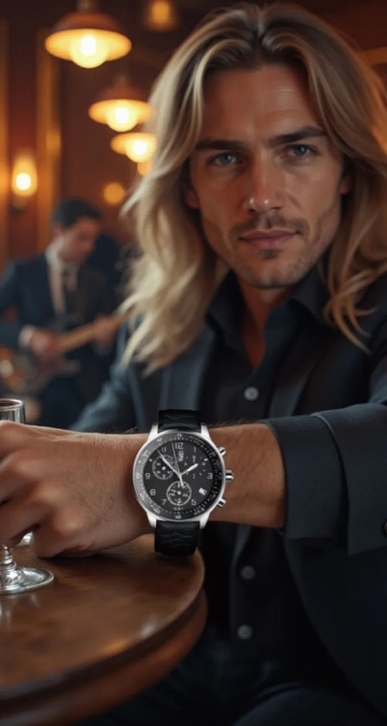 TAL WATCHES - Swiss Wristwatch Arena Black Dial image indicator(6)