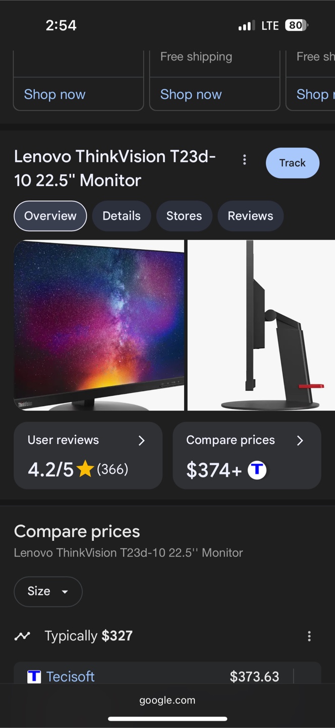 Lenovo ThinkVision Monitor - Brand New - photo 4