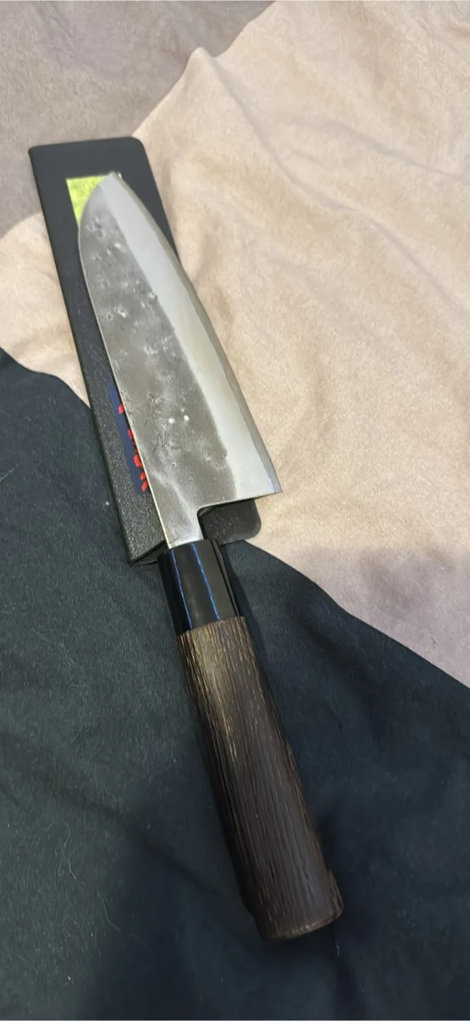 Fujimoto Nashiji Santoku Knife image indicator(2)
