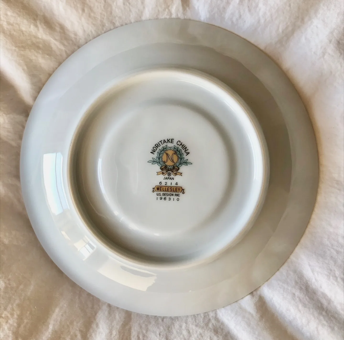 NEW NORITAKE FOOTED CUP & SAUCER - WELLESLEY image indicator(5)