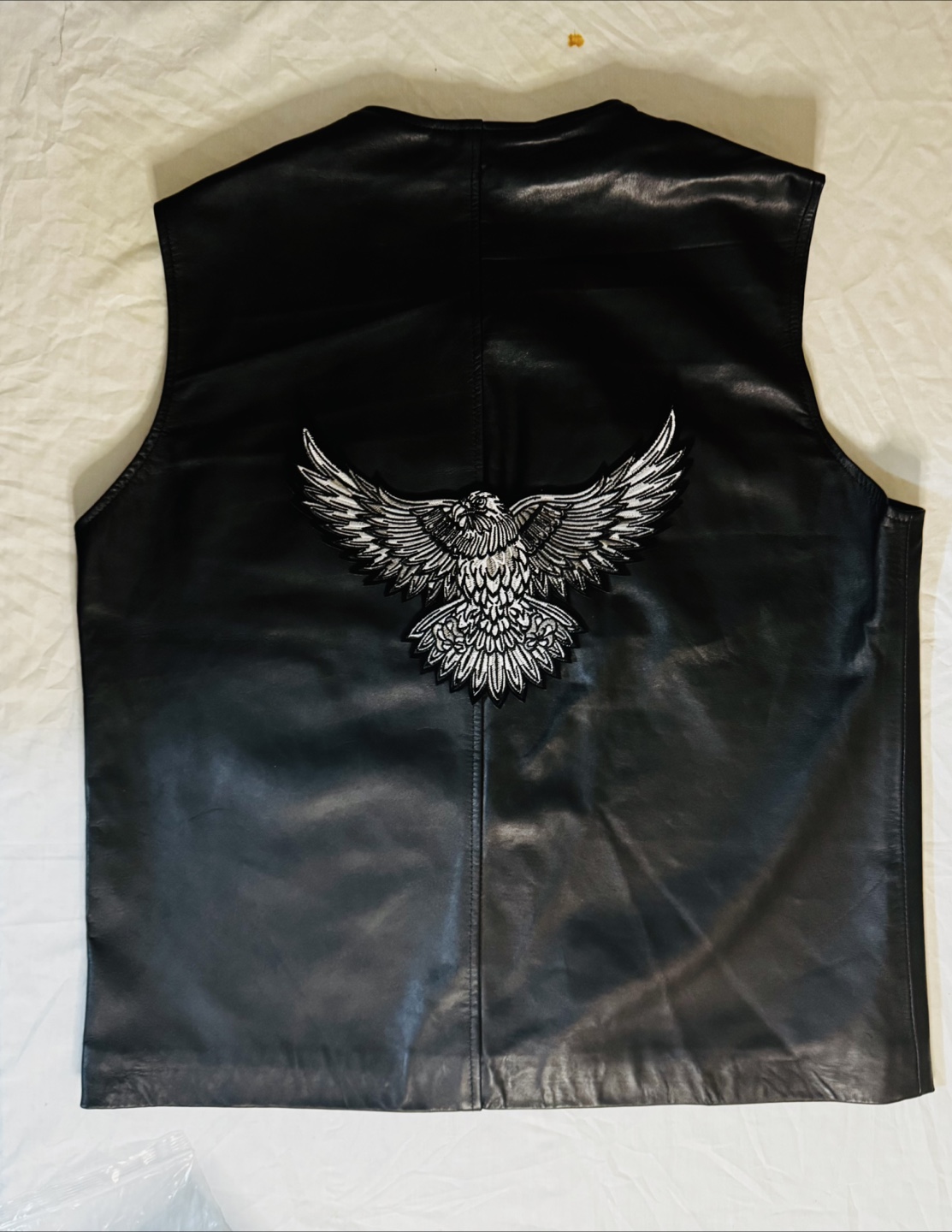 Black/ Brown Leather Vest L/XL - photo 5
