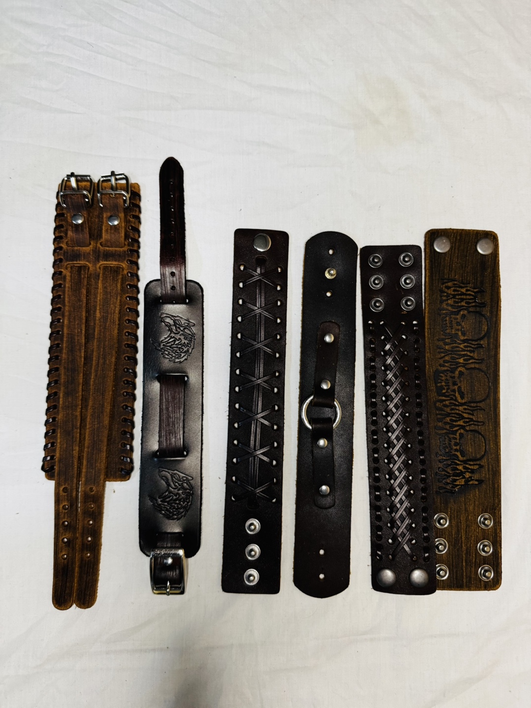Leather bracelets