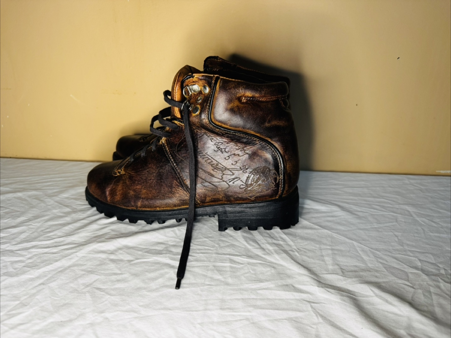 Custom Italian Leather Boots US10 - photo 3