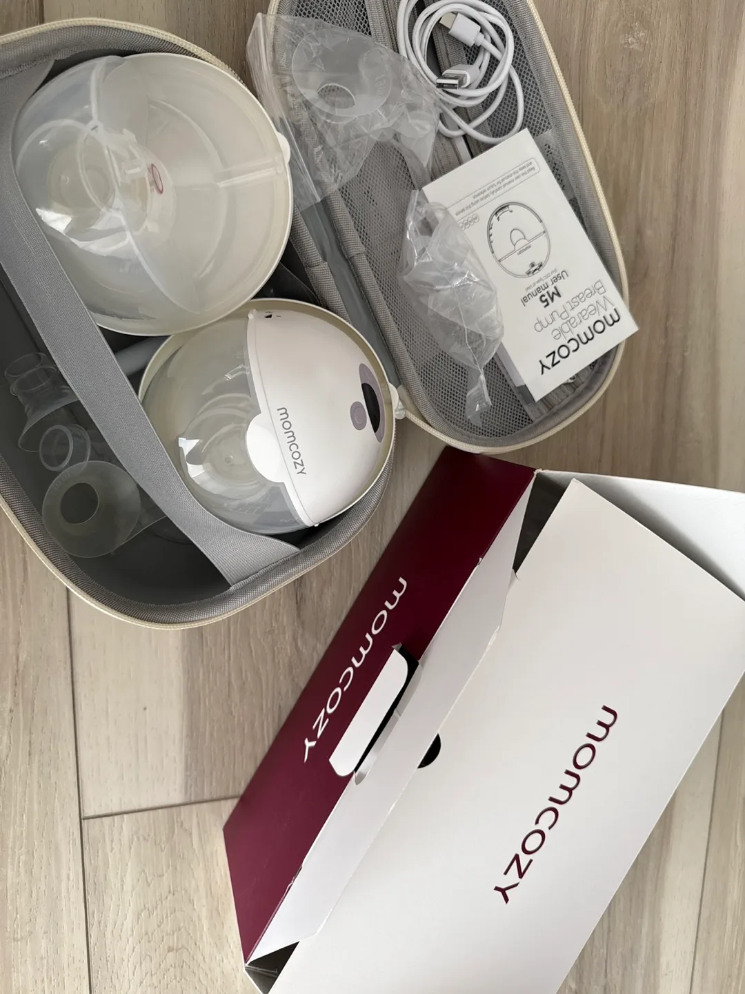 Momcozy M5 Wearable Breast Pump Set image indicator(3)