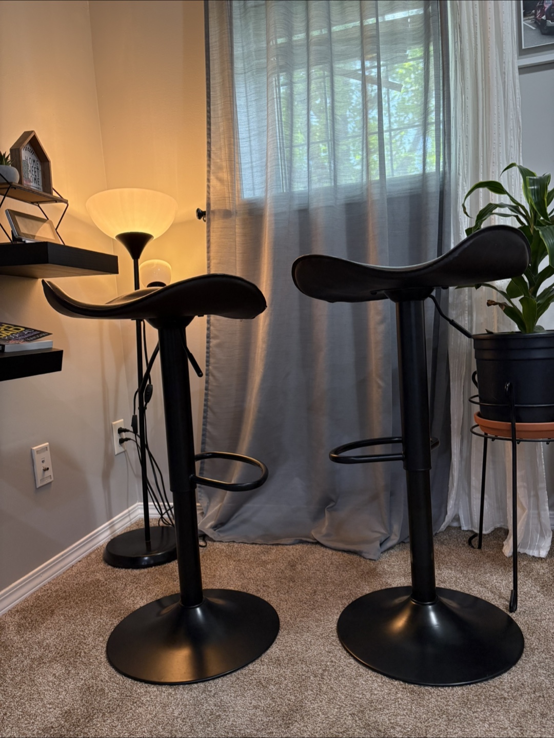 Set of Adjustable Bar Stools - photo 3