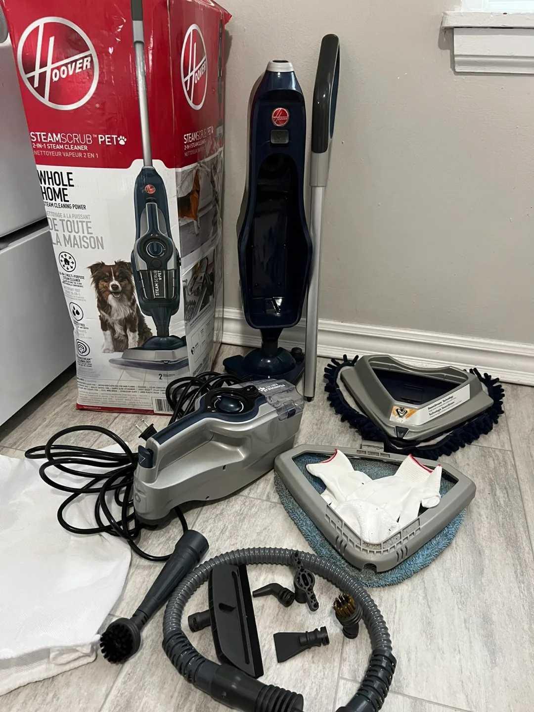 Hoover Steamscrub 2-in-1 Pet Steam Cleaner and Mop thumbnail