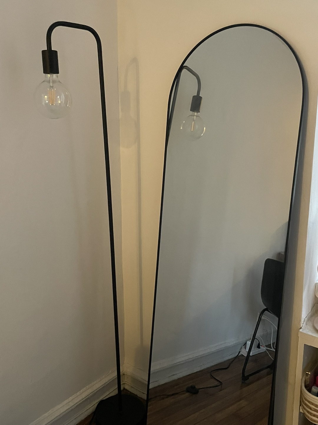 Moving sale - standing light and full mirror