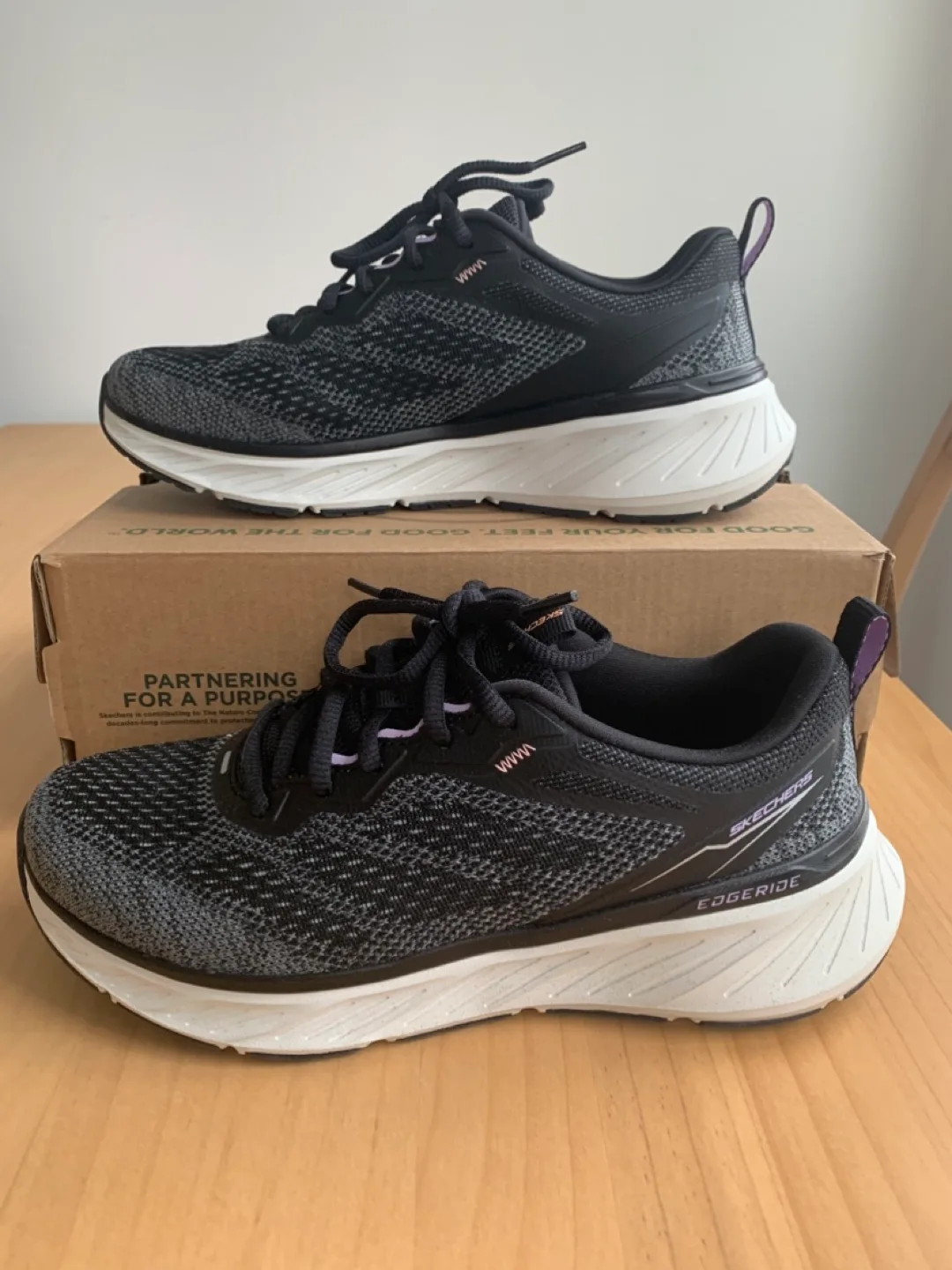 Skechers Black Running Shoes thumbnail