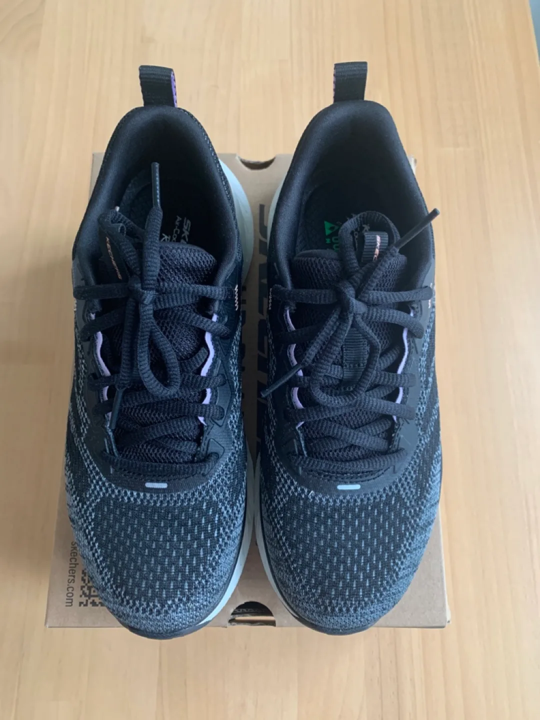 Skechers Black Running Shoes image indicator(2)