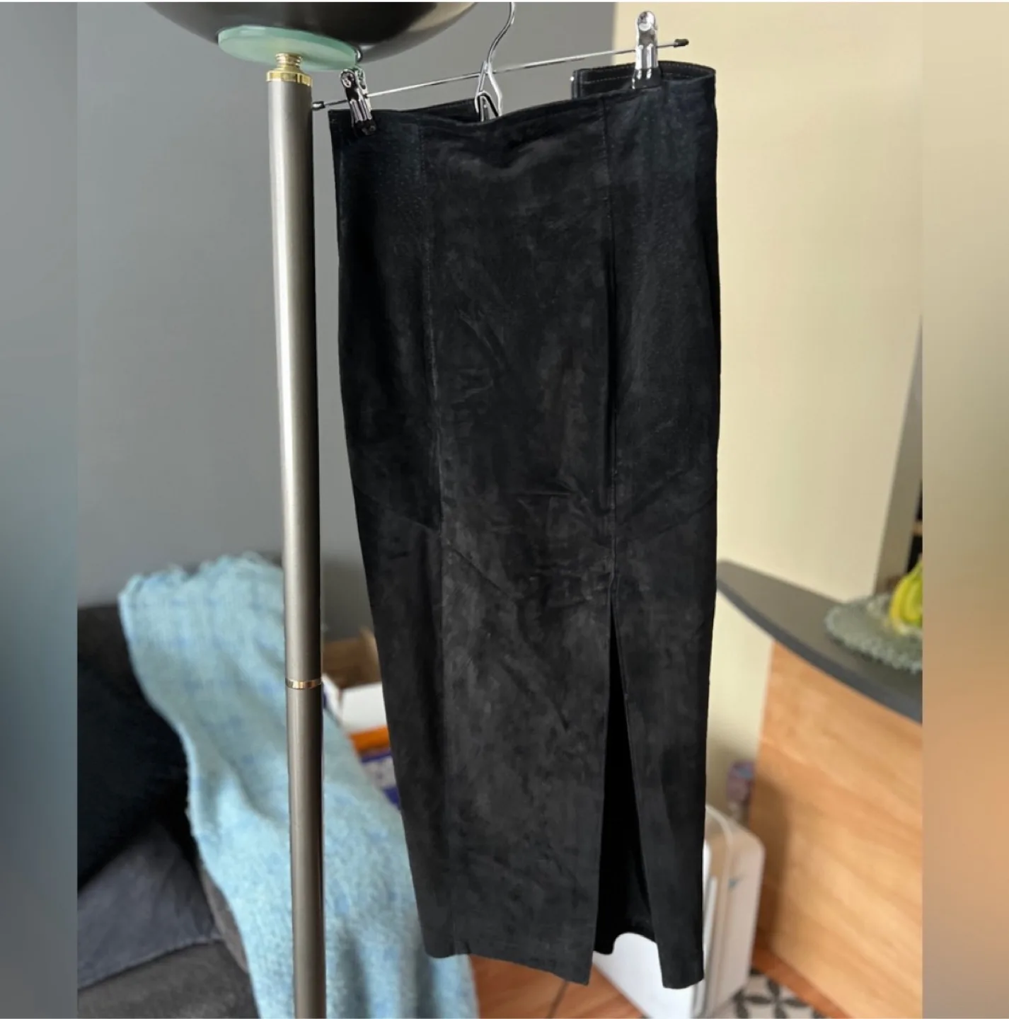 Danier Black Suede Skirt thumbnail