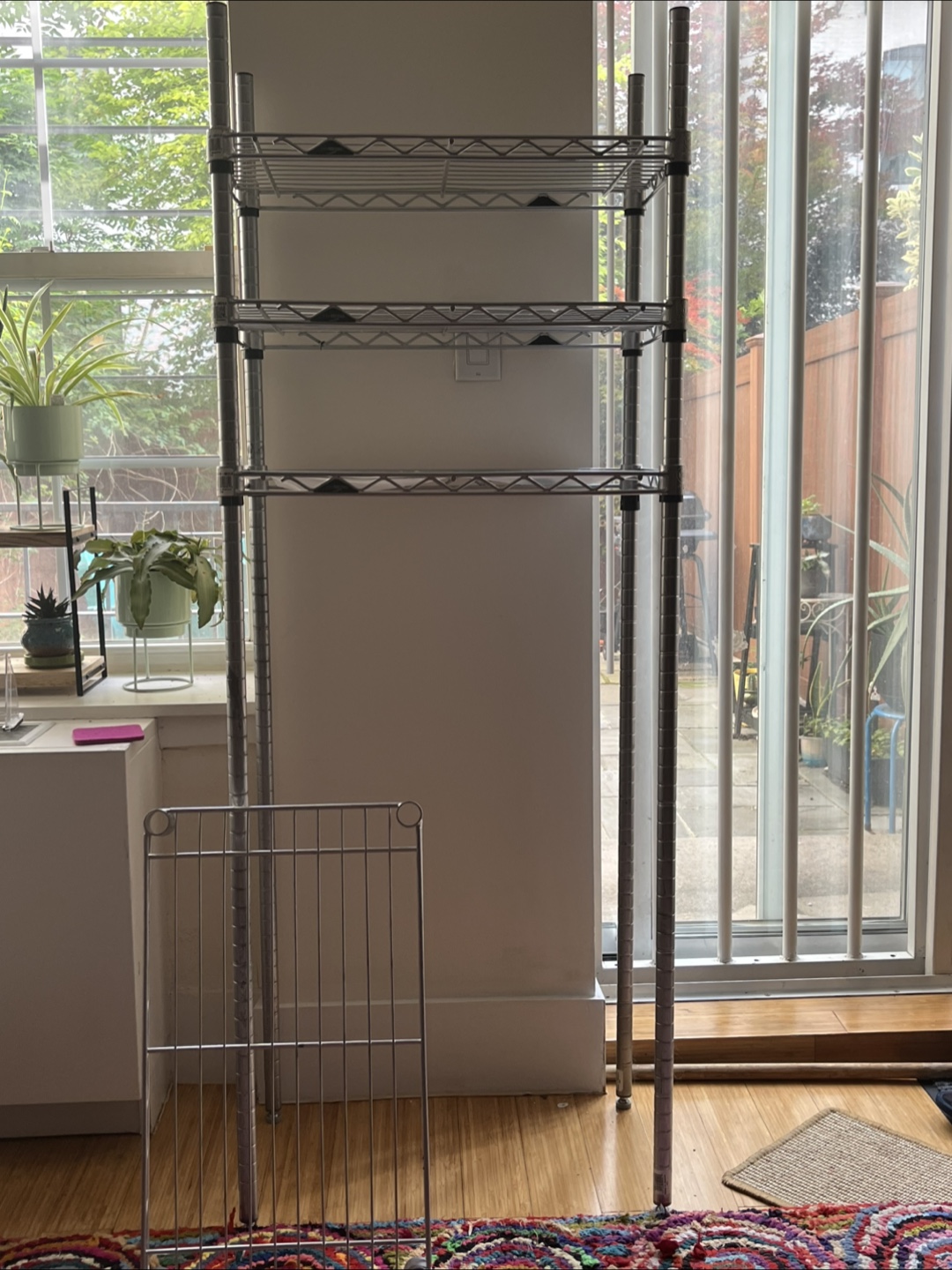 Chrome Shelving Unit