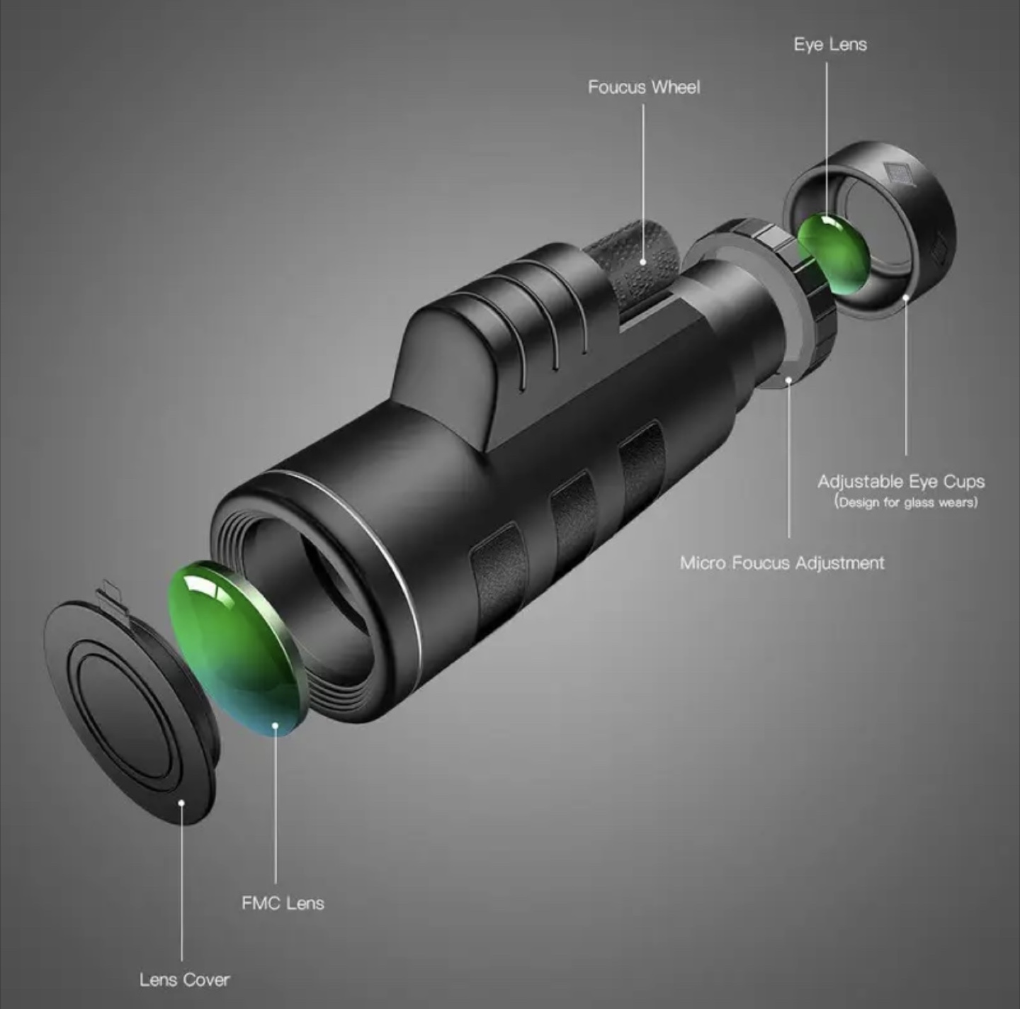 Monocular Telescope 10x42 bird watch - photo 4