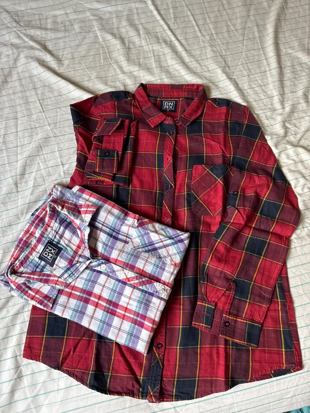 DNMX Plaid Button-Up Shirts - Bundle thumbnail