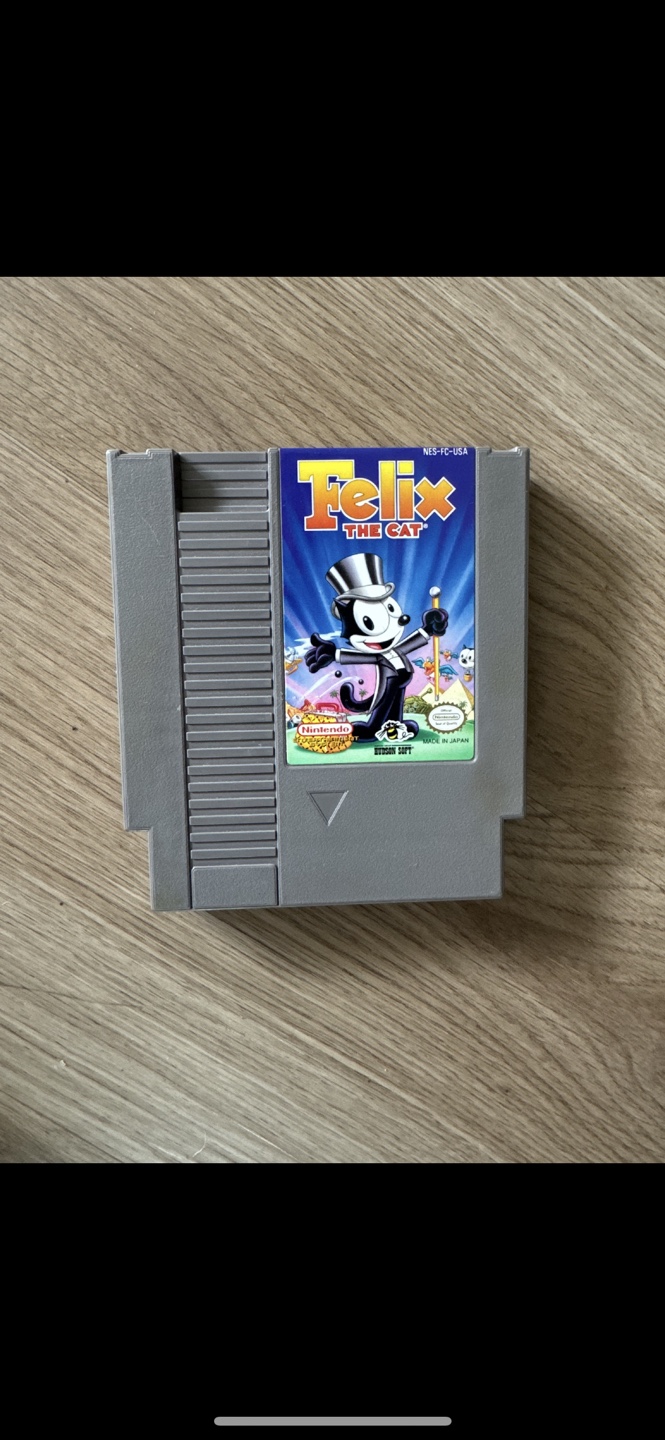 Felix The Cat - Nintendo NES Game Cartridge