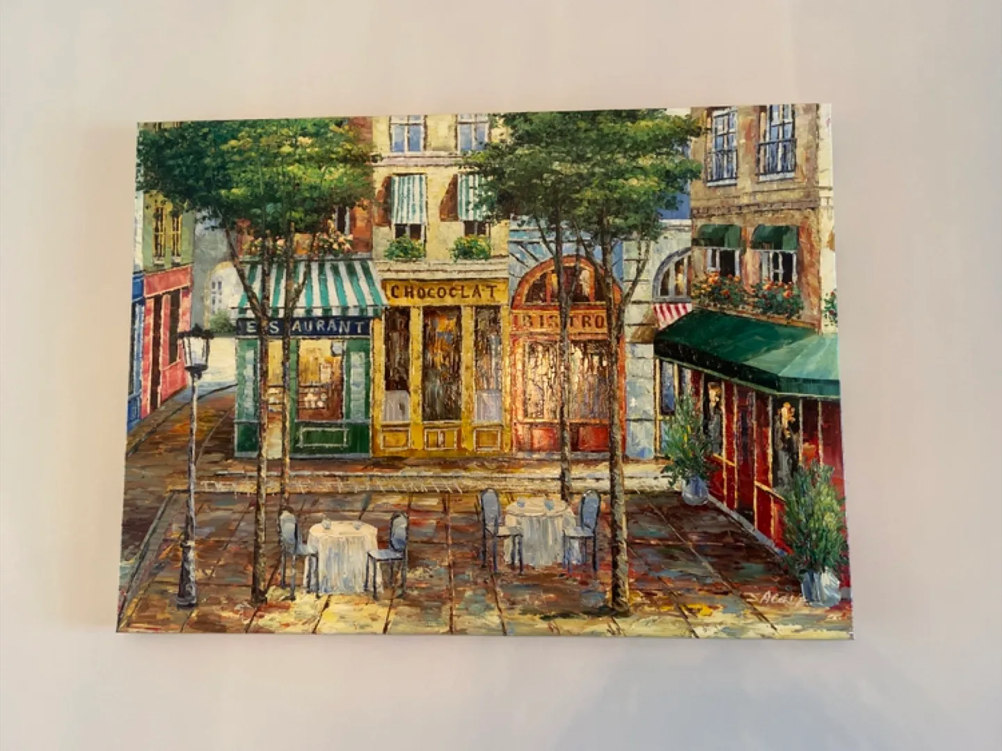 European Street Scene Canvas Print thumbnail
