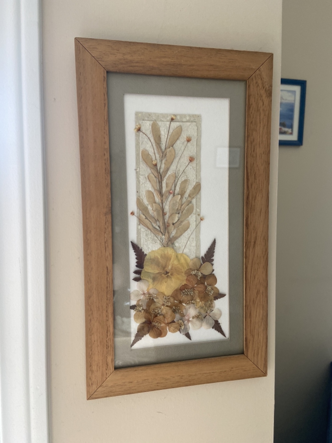 Framed Pressed Flower Art