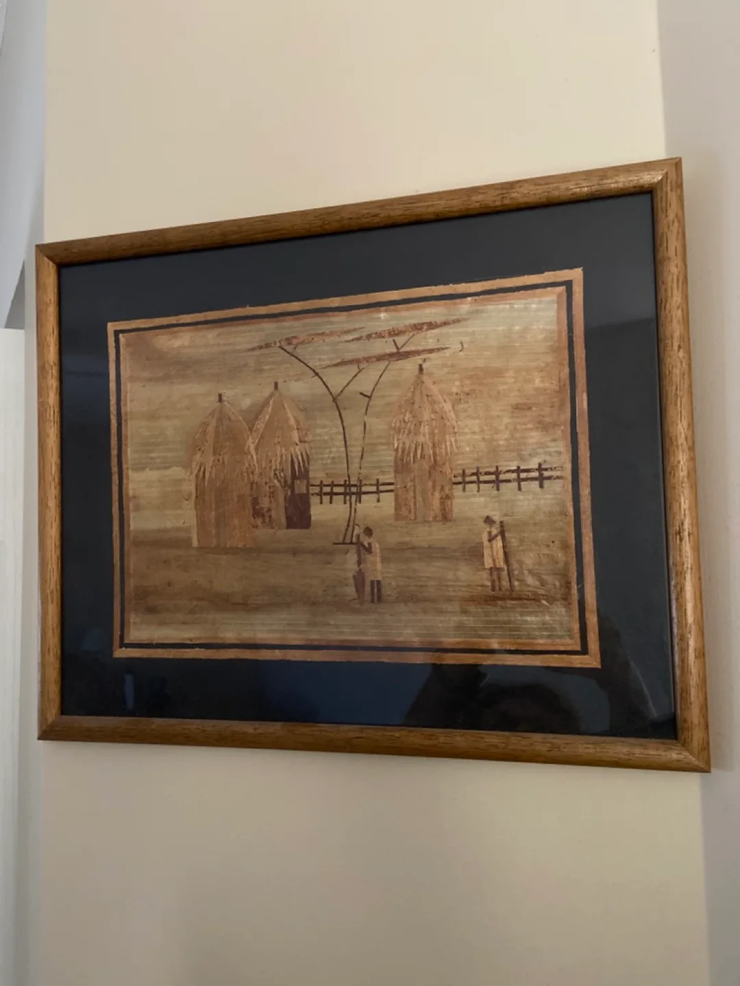 Framed Country Scene Print thumbnail