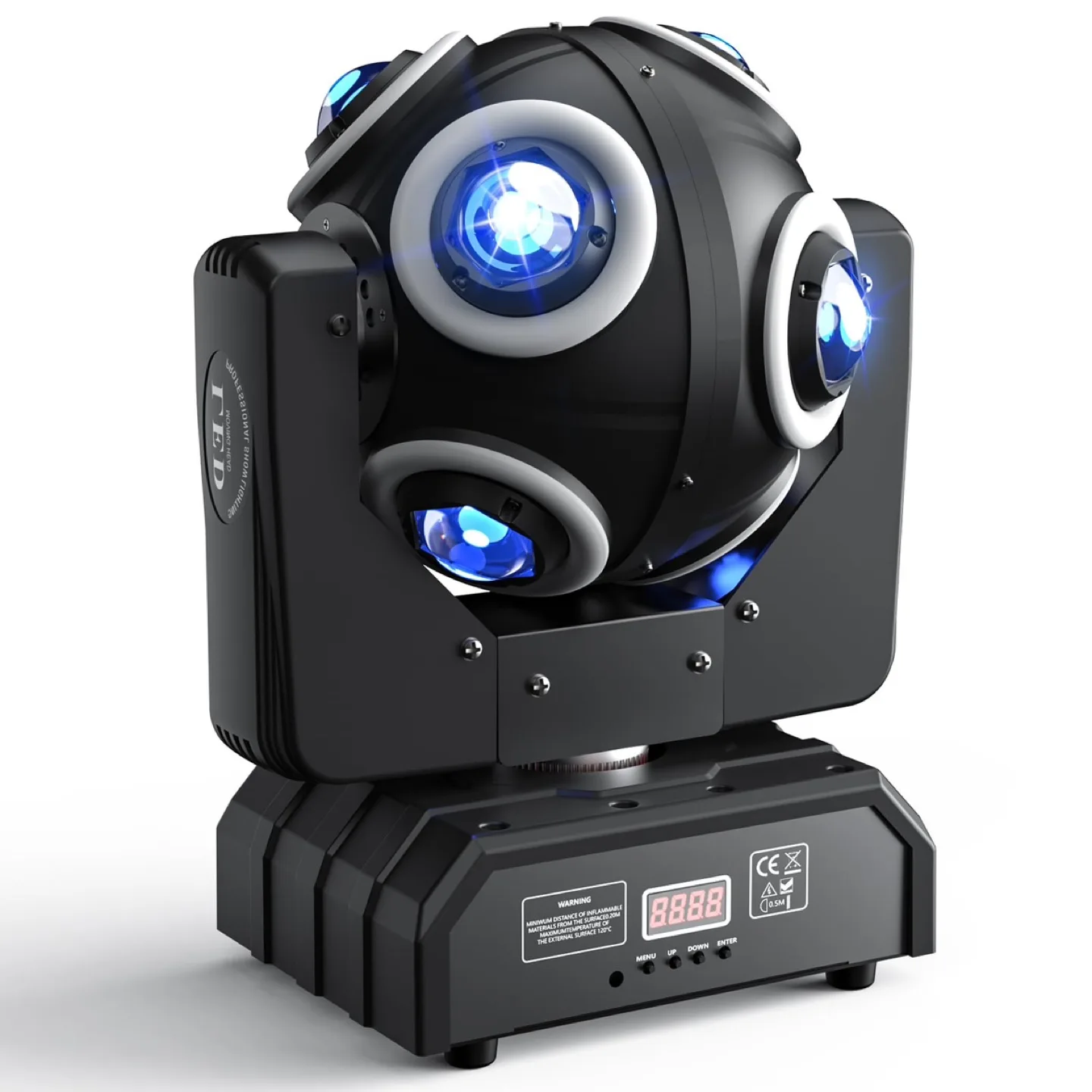 New 360°Rotation Stage Light with Sound Activated Moving Head thumbnail