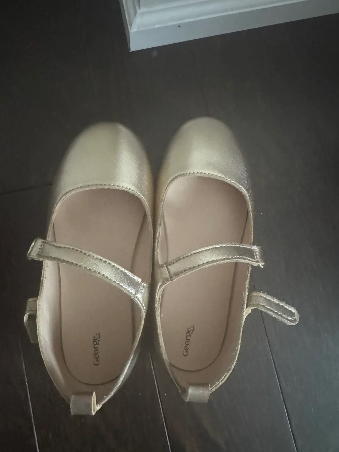 Gold Mary Jane Shoes - Size 9 thumbnail