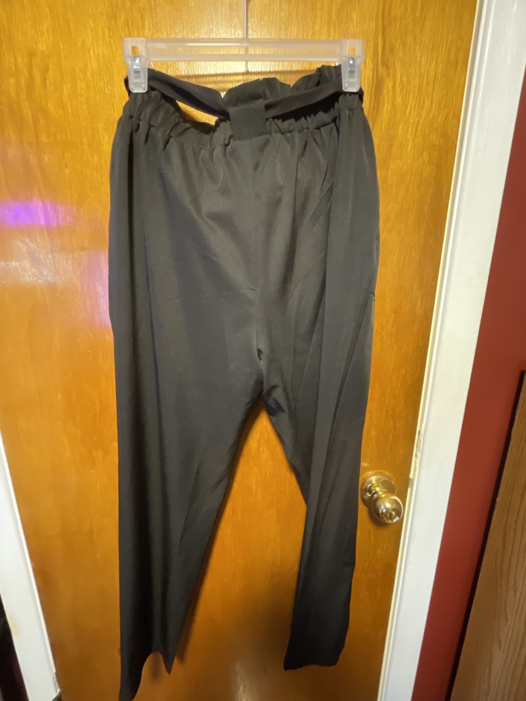 Black Paperbag Pants - photo 2