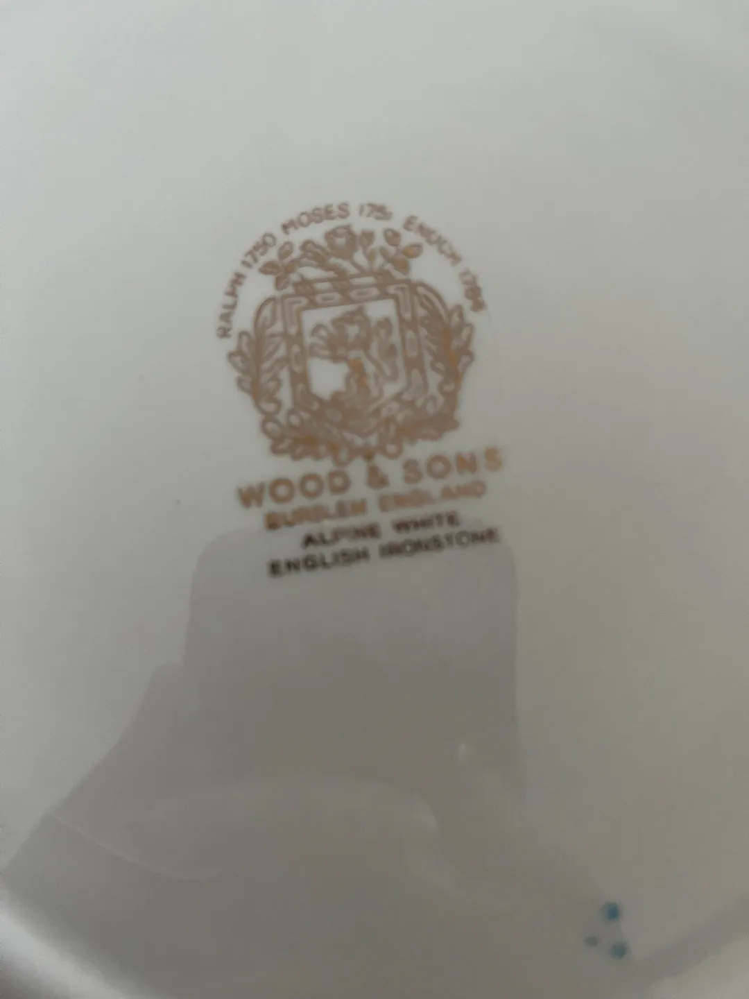 Vintage Wood & Sons Alpine White Plate image indicator(4)