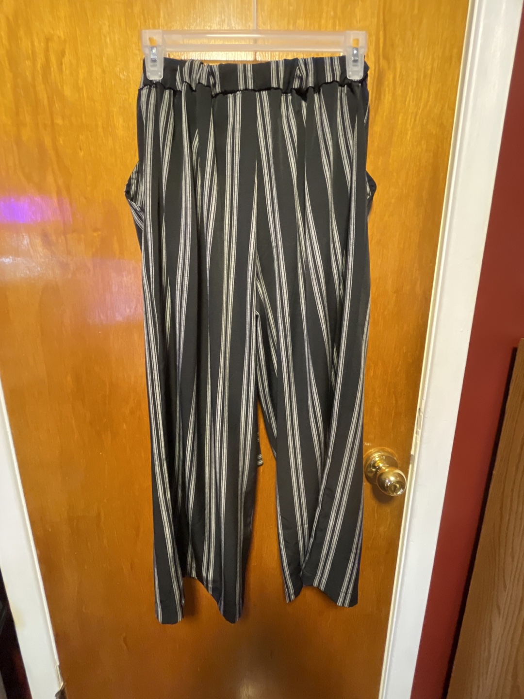 Black and White Striped Pants - photo 2
