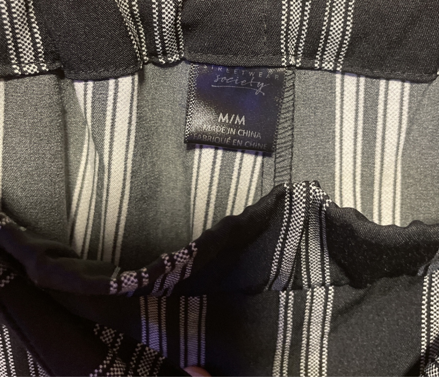 Black and White Striped Pants - photo 3