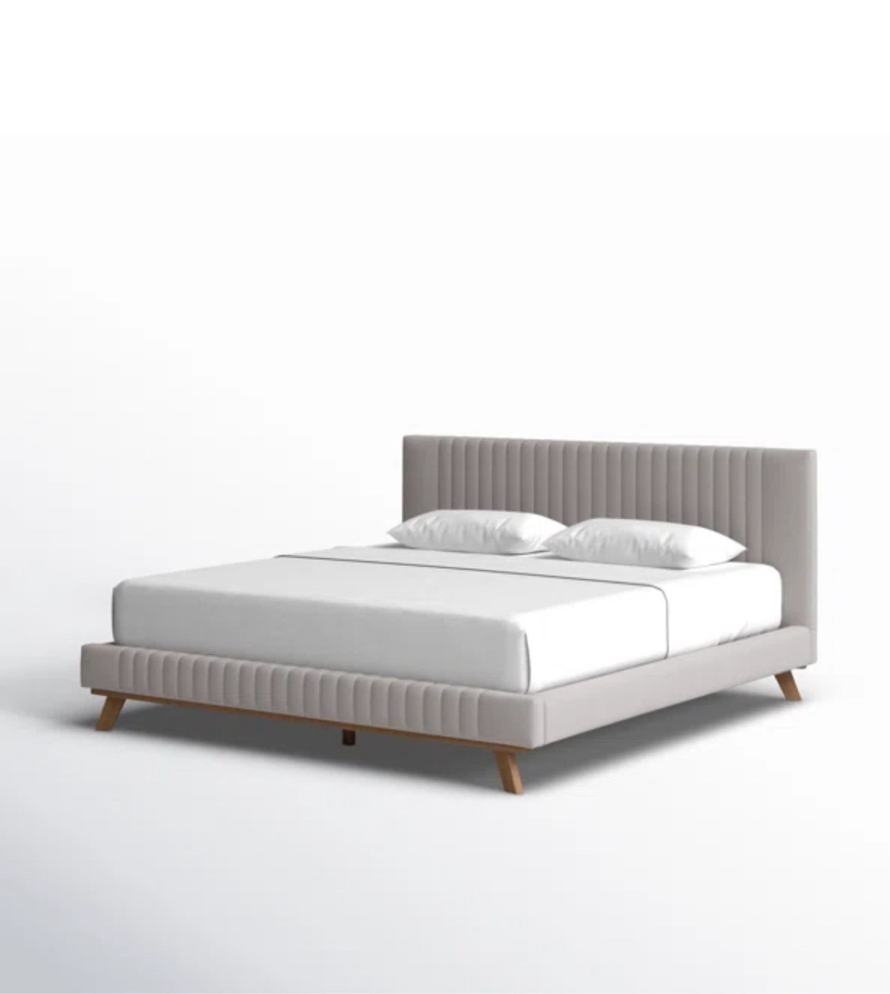 Modern Queen Bed with mattress original price over $1500 - photo 4