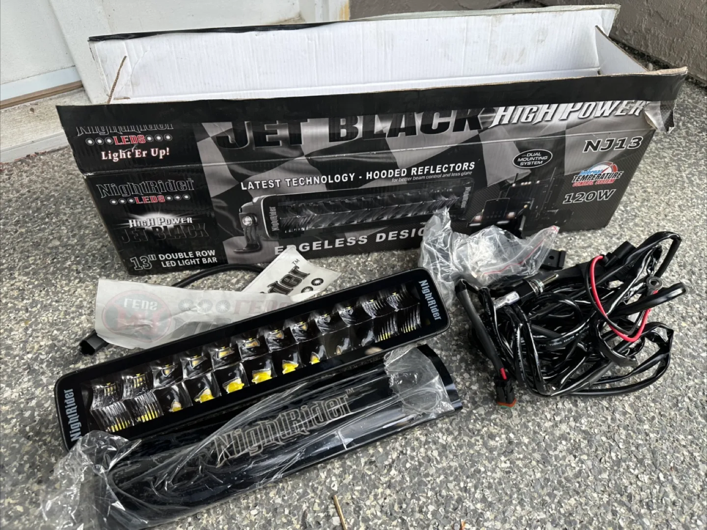 NightRider JET BLACK LED Light Bar thumbnail