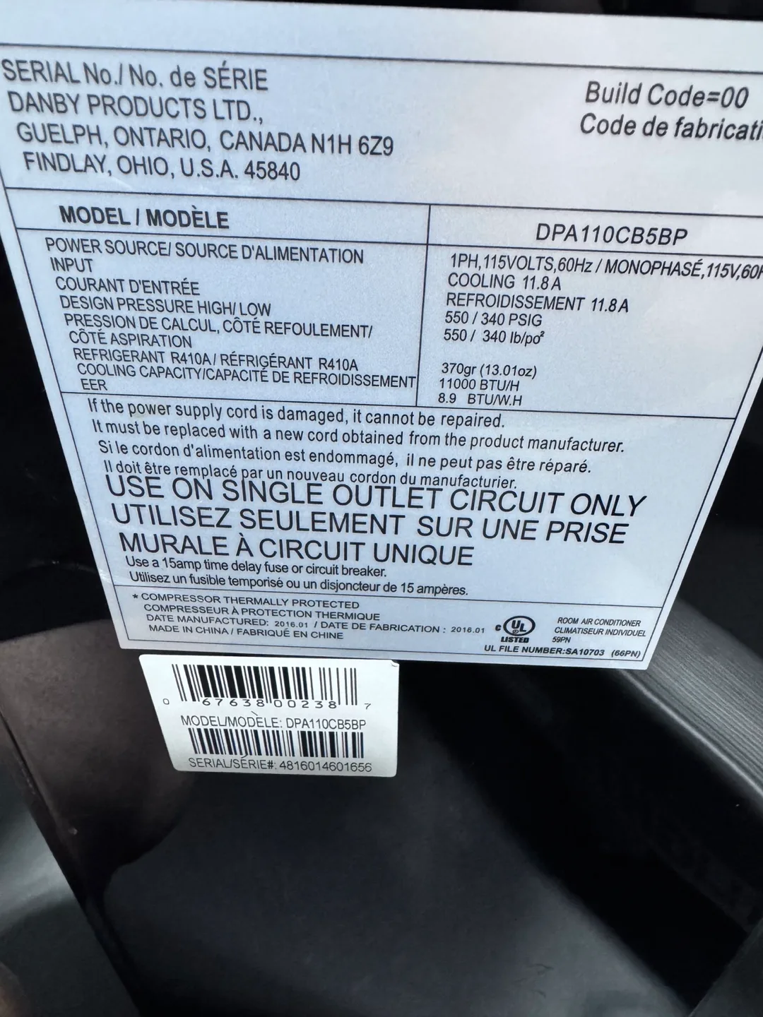 Premiere Portable Air Conditioner image indicator(2)