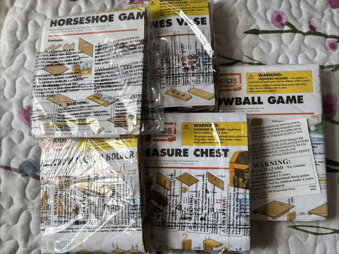 Home Depot Kids Workshop Craft Kits Bundle 🥕