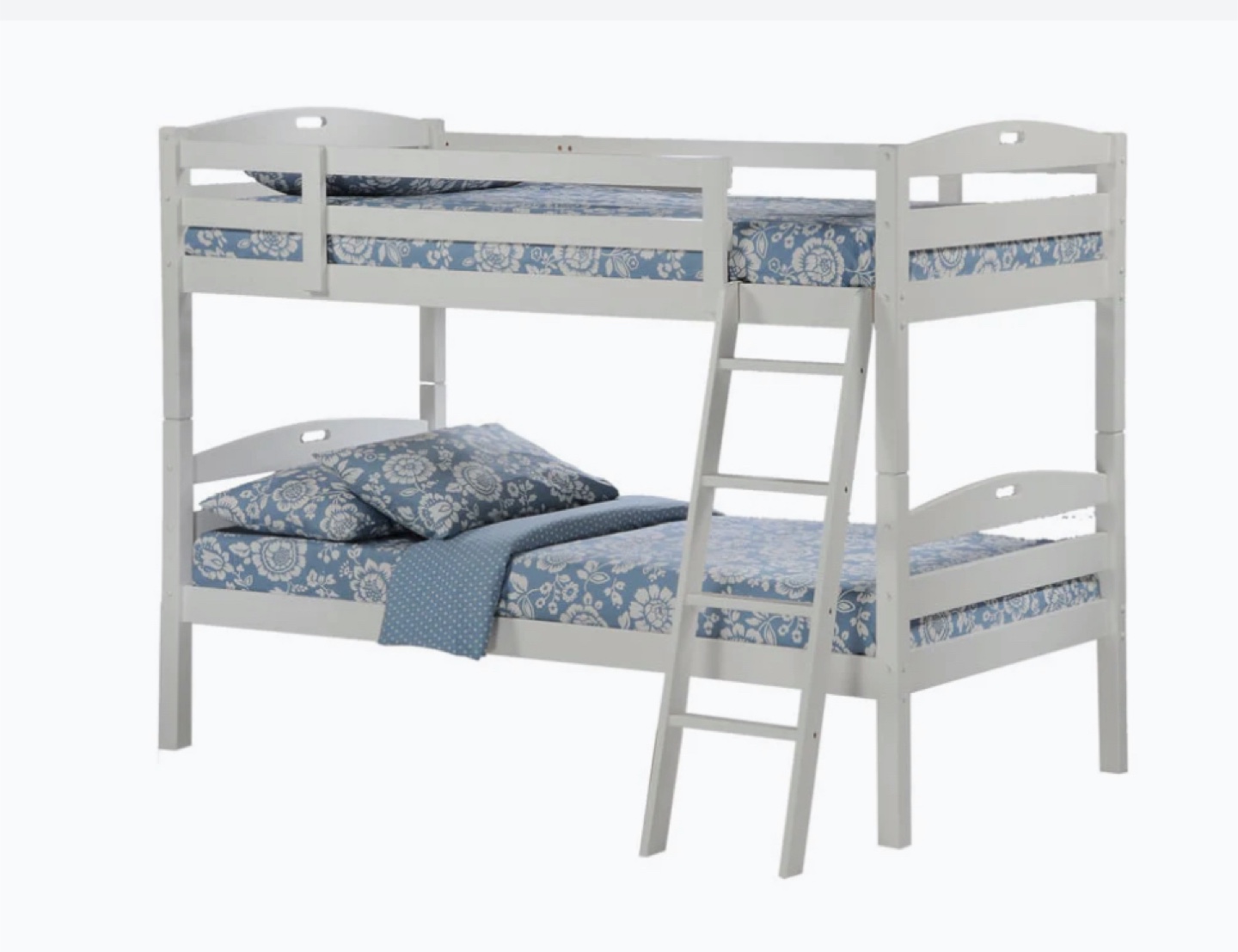 White Bunk Bed - Twin Twin