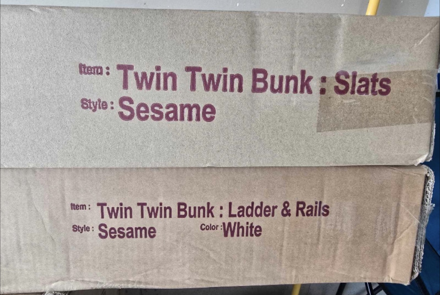 White Bunk Bed - Twin Twin - photo 3