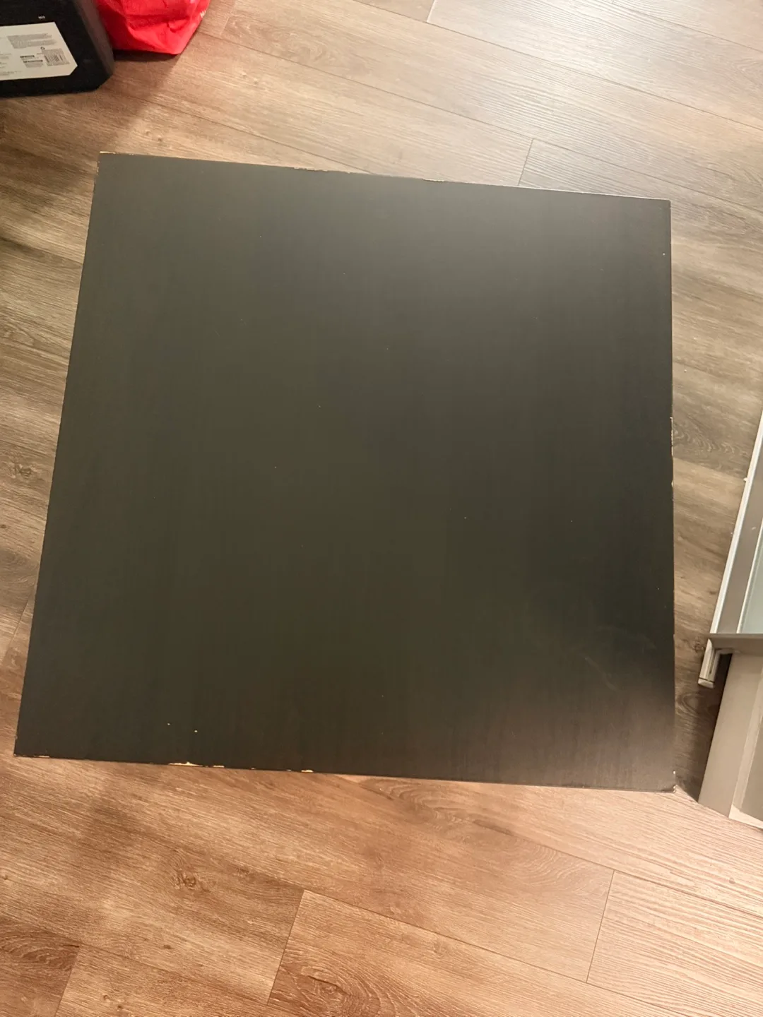 Black Square Side Table