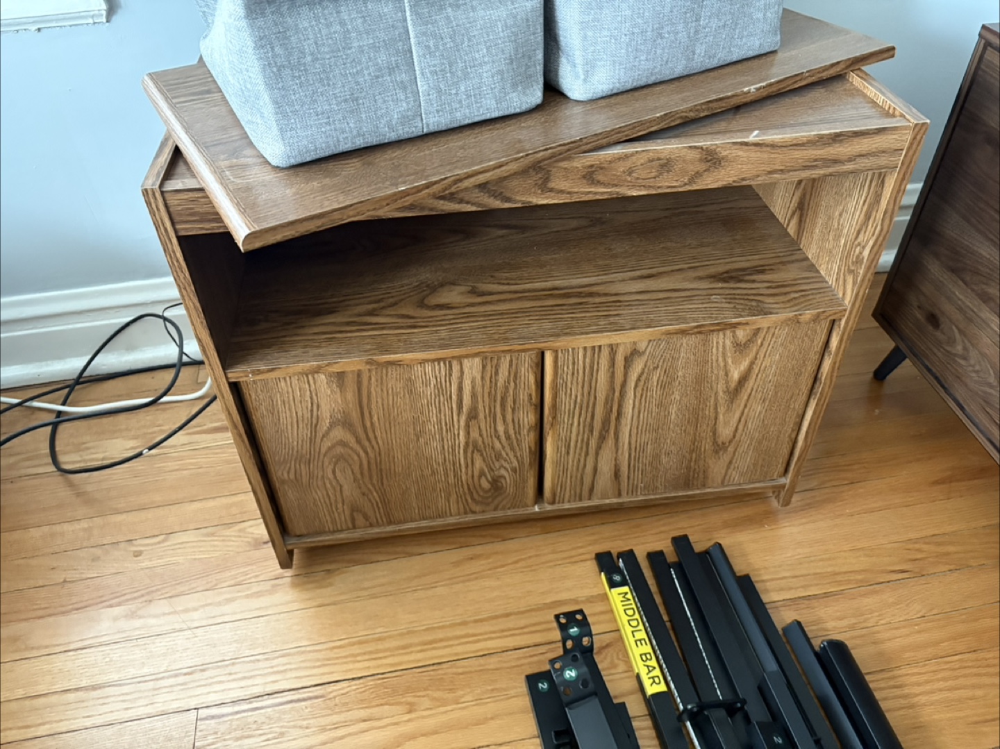 Wooden Media Console - photo 2
