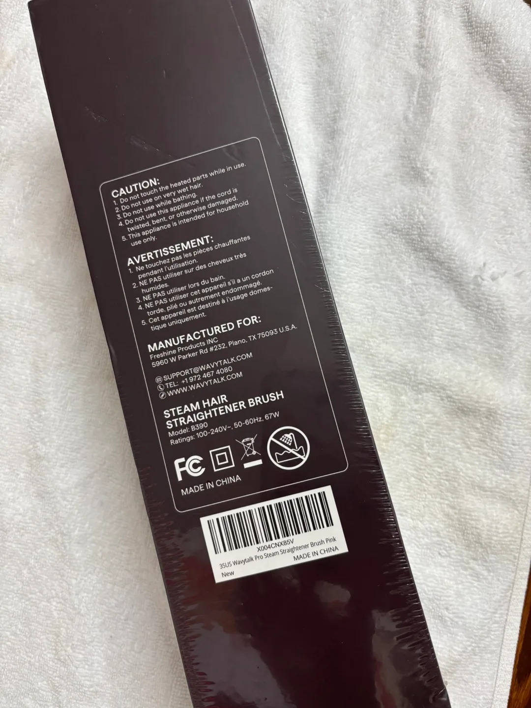 WAVYTALK Pro Steam Hair Straightener Brush image indicator(2)