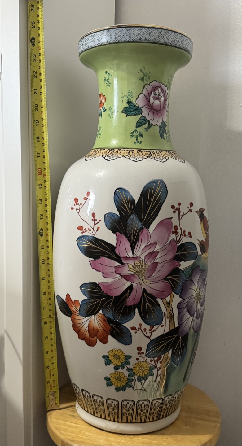 Vintage Large Floral Vase - photo 2