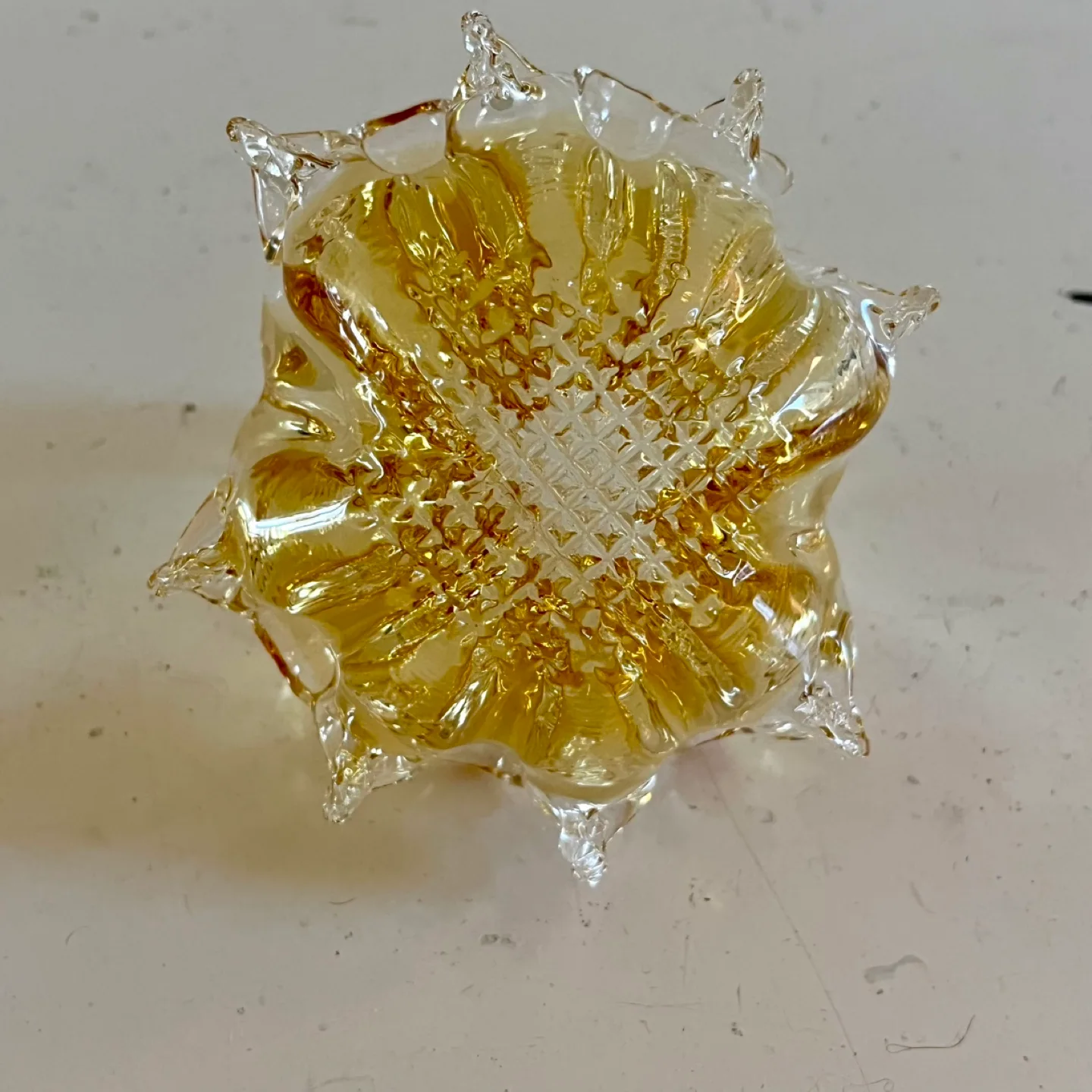 1960 Chalet Bombonieres "Whimsies" Art Glass Basket image indicator(3)