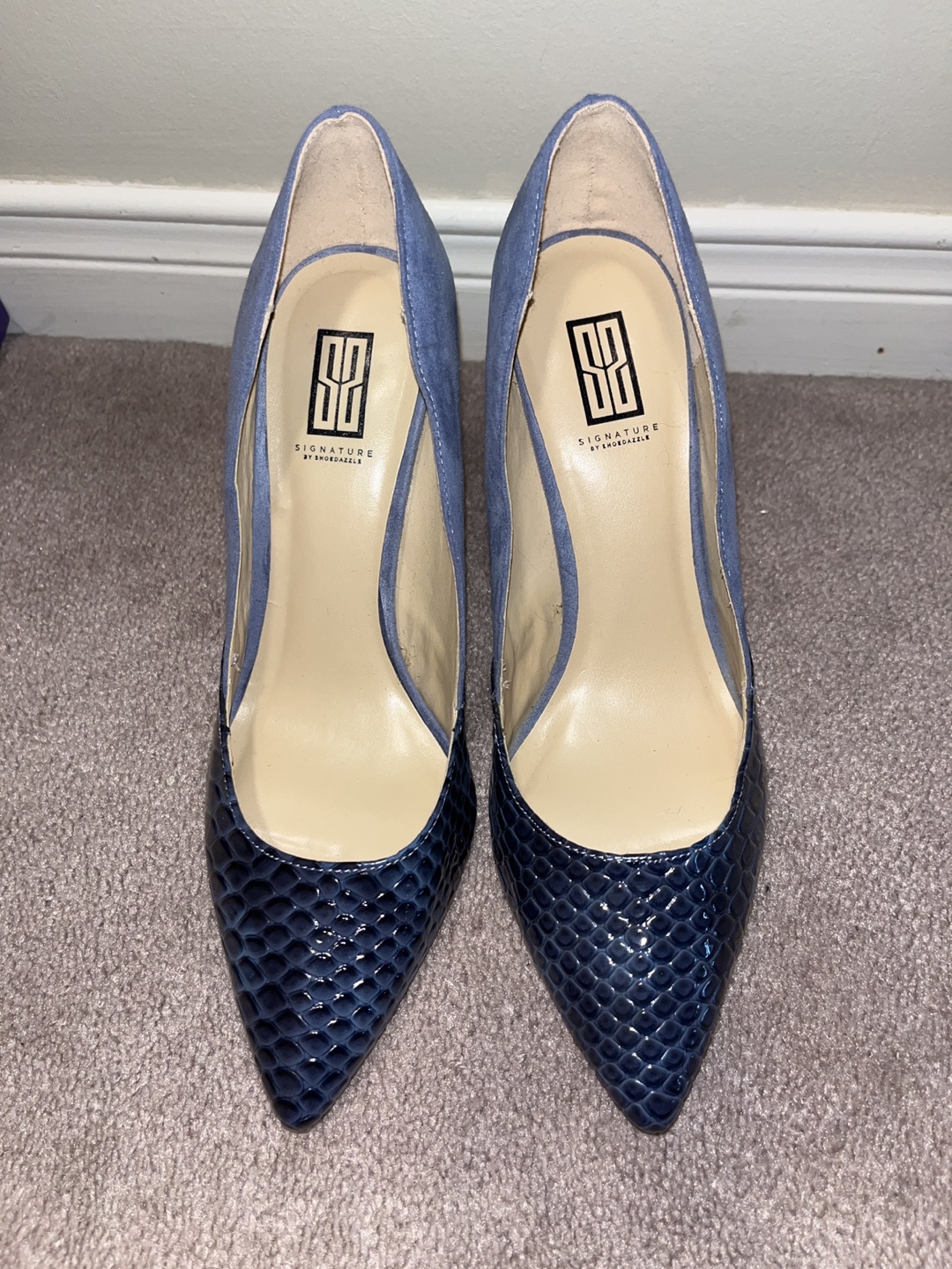 Blue High Heel Stilettos