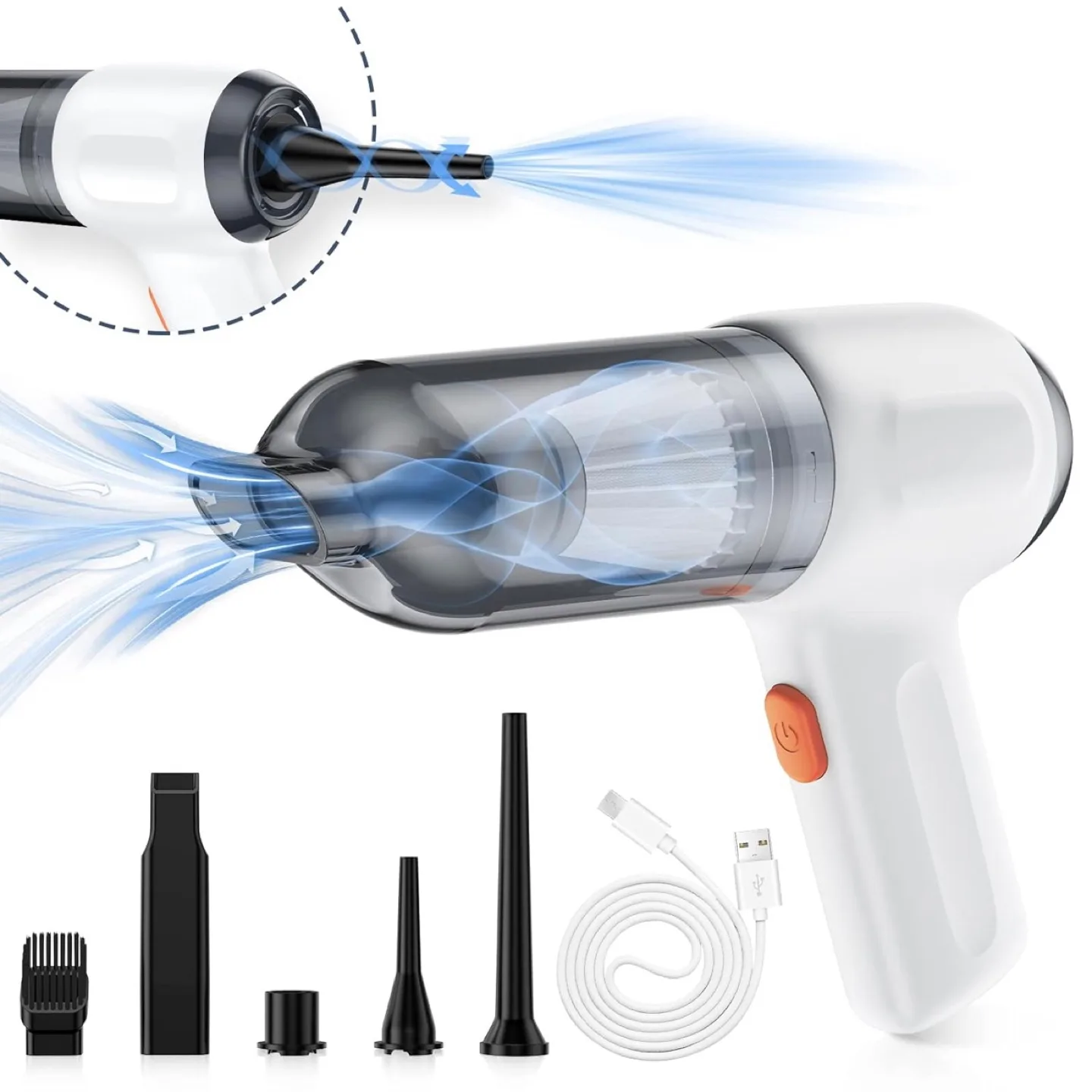 Mini Vacuum, Wireless Handheld Car Vacuum Cleaner Rechargeable thumbnail