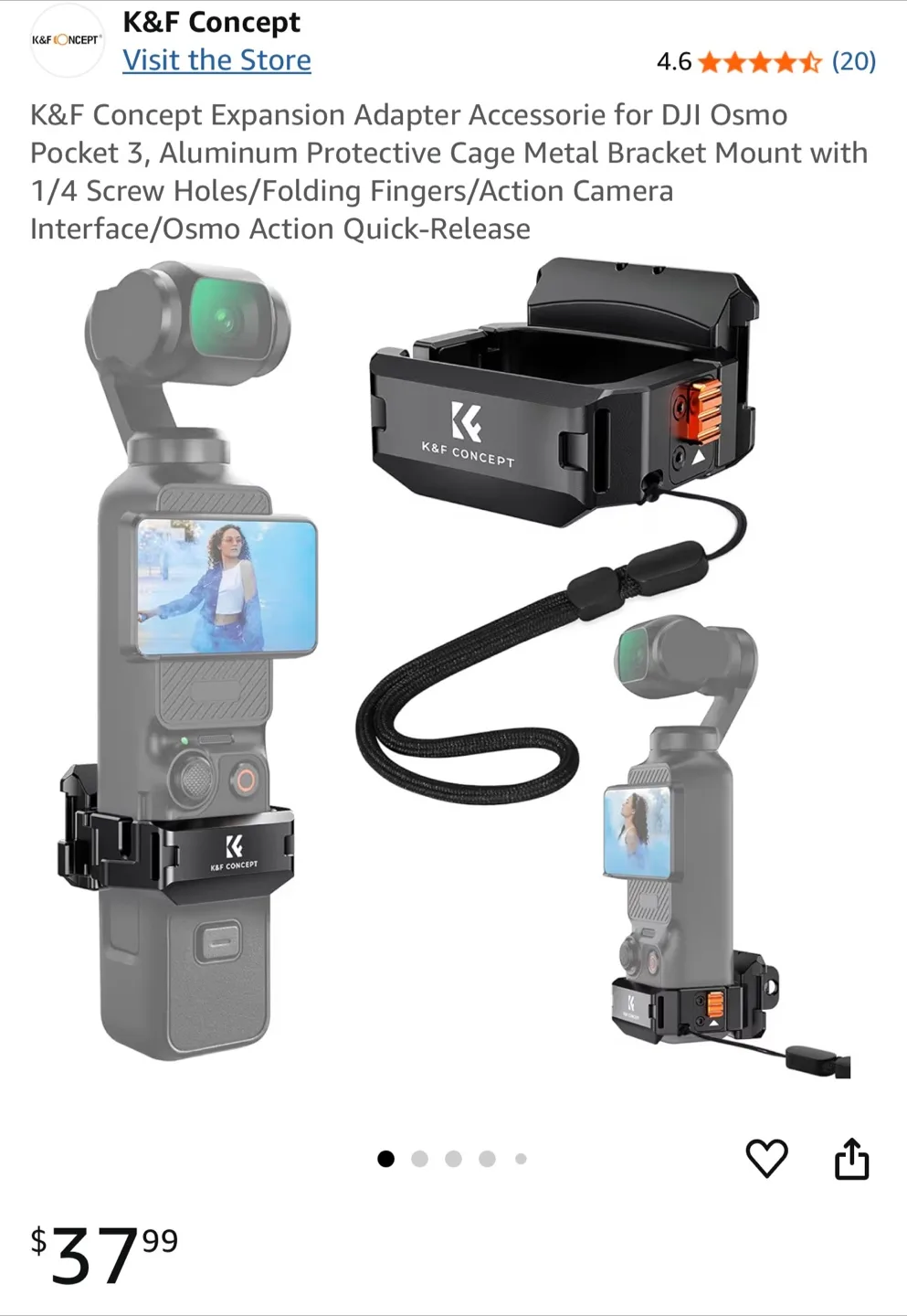 K&F Concept Multifunctional Extension Adapter image indicator(2)