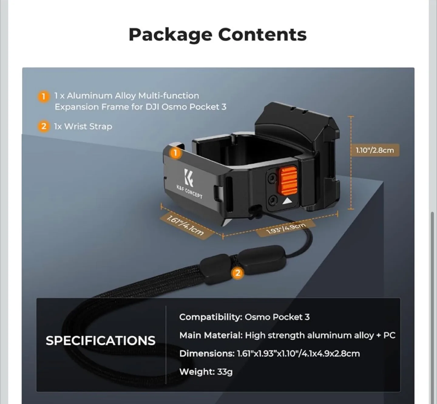 K&F Concept Multifunctional Extension Adapter image indicator(7)