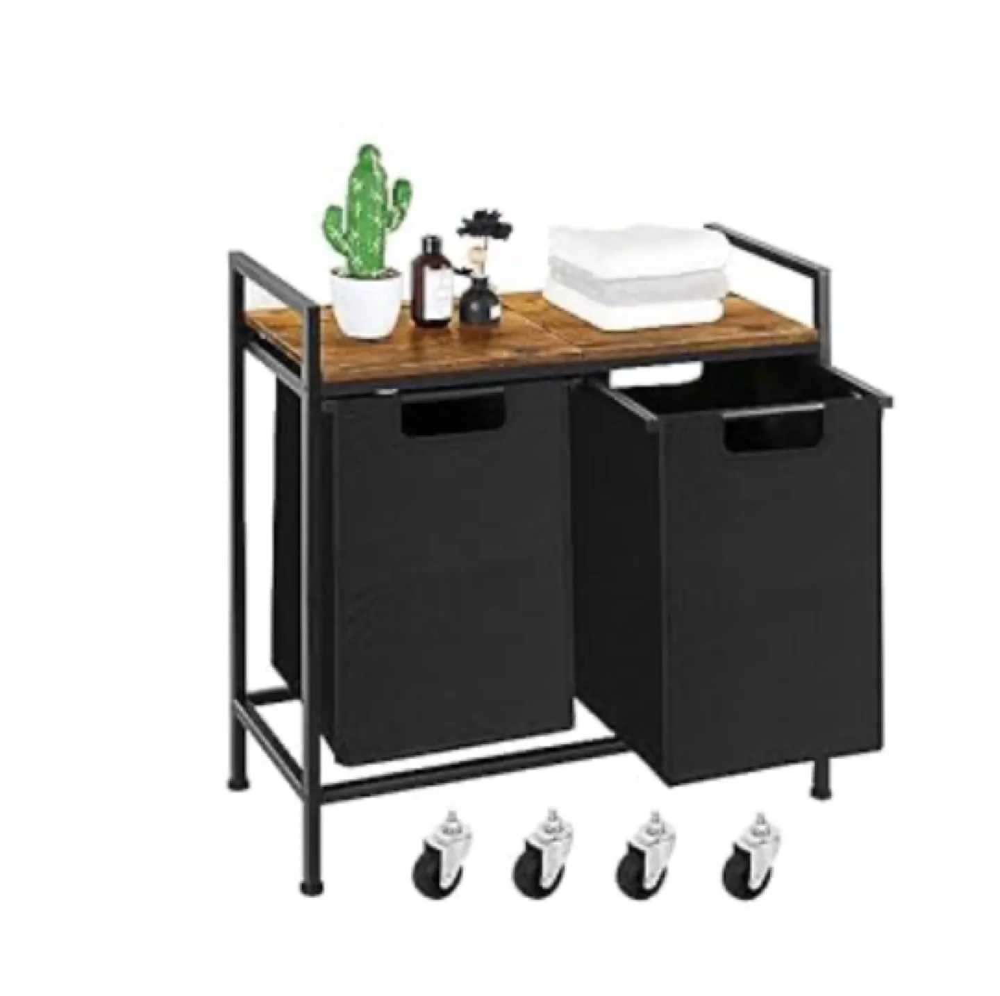 Laundry Hamper with Shelf thumbnail