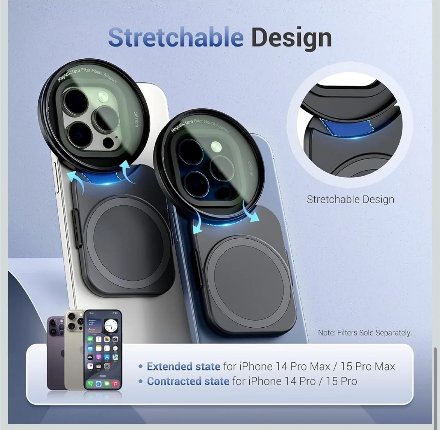 JJC Magnetic Mobile Filter Adapter System image indicator(8)