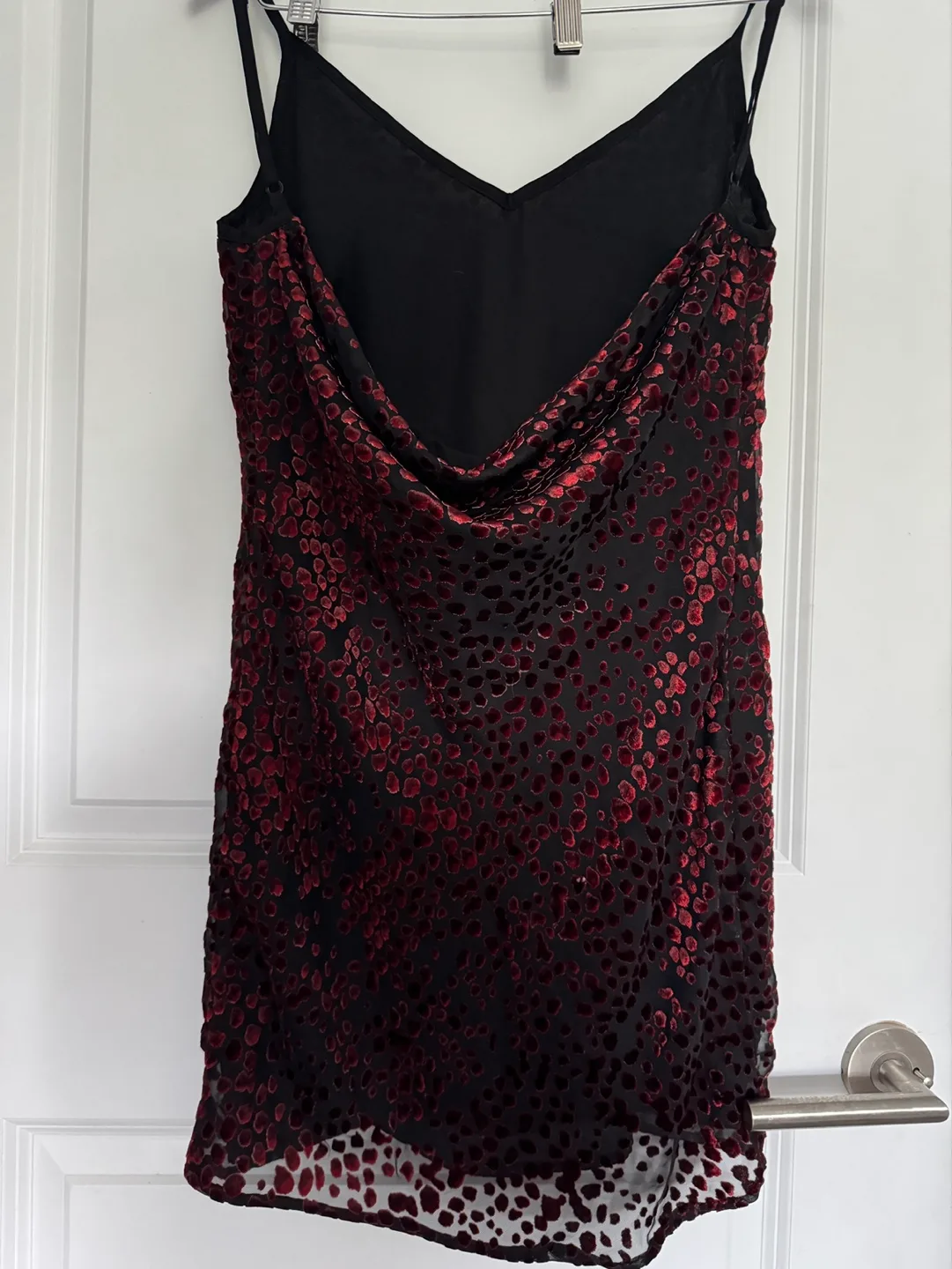 Black and Red Mini Dress XS image indicator(2)