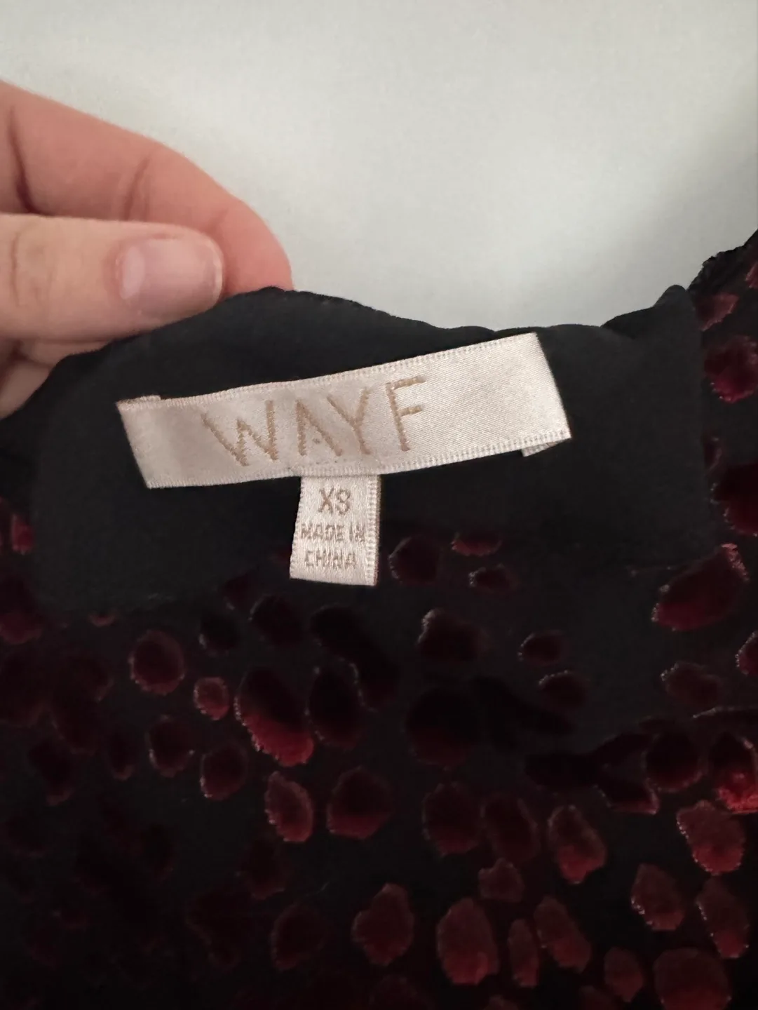 Black and Red Mini Dress XS image indicator(3)