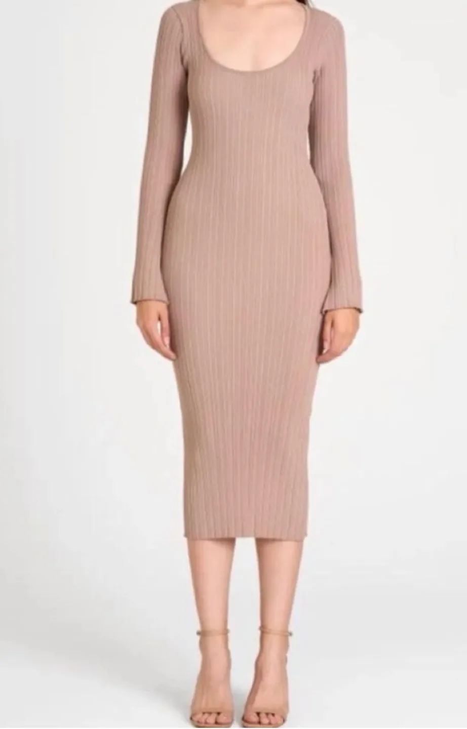 WAYF Ribbed Knit Dress thumbnail